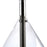Artcraft Conic Pendant, Black/Clear