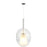 Artcraft Dusk 1 Light Pendant, Black/Clear