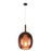 Artcraft Dusk 1 Light Pendant, Black/Espresso Copper