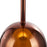 Artcraft Dusk 1 Light Pendant, Black/Espresso Copper