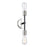 Artcraft Truro 2 Light Wall Mount, Black/Brushed Nickel
