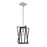 Artcraft Middleton 1 Light 11" Pendant, Matte Black/Polished Chrome