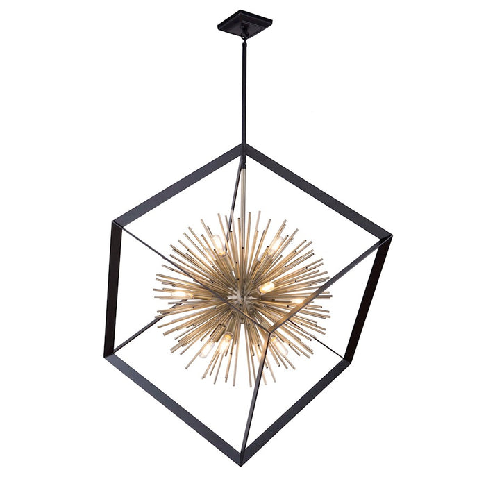 Artcraft Sunburst 12 Light 38" Chandelier