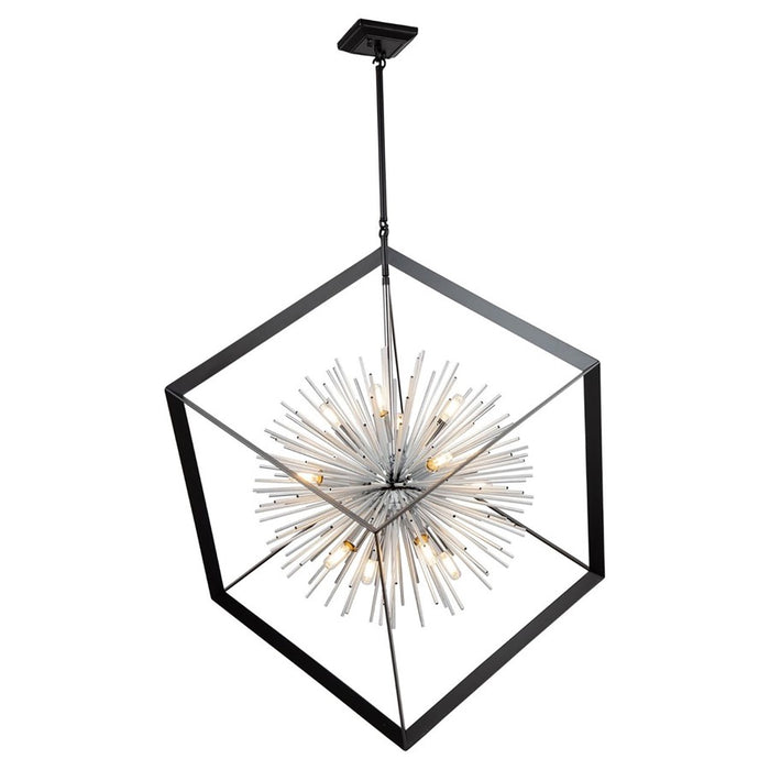Artcraft Sunburst 12 Light 38" Chandelier