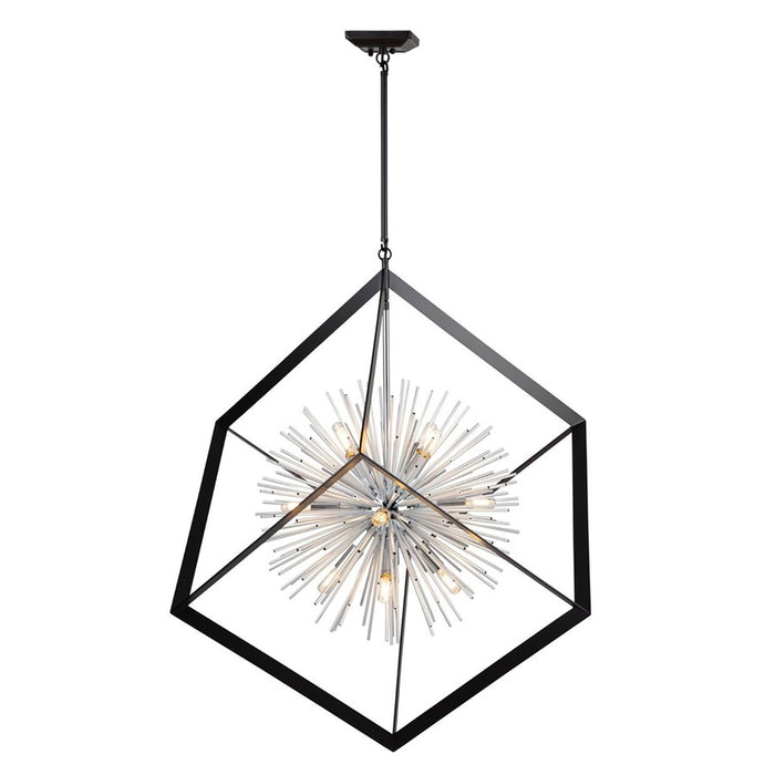 Artcraft Sunburst 12 Light 38" Chandelier