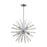 Artcraft Sunburst 8 Light 19" Chandelier