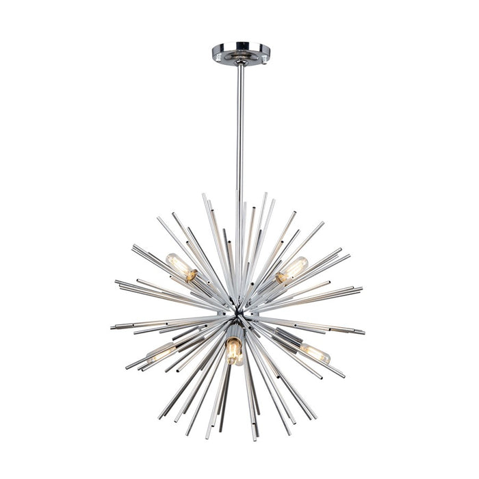 Artcraft Sunburst 8 Light 19" Chandelier