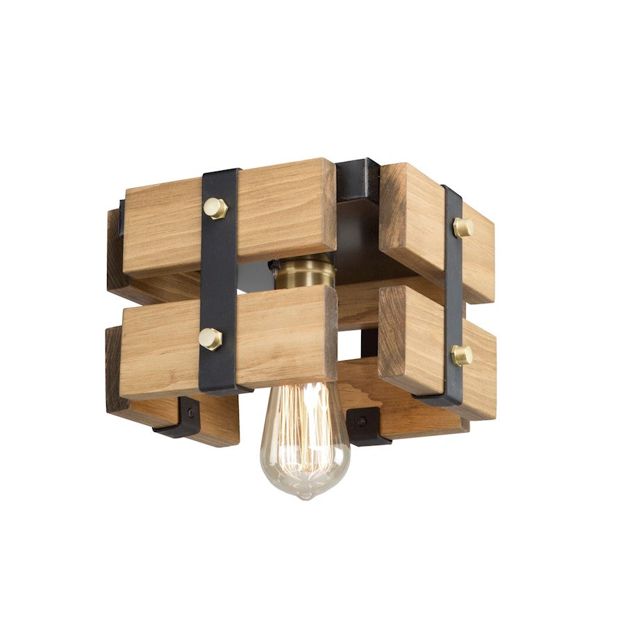 Artcraft Barnyard 1 Light 9" Flush Mount
