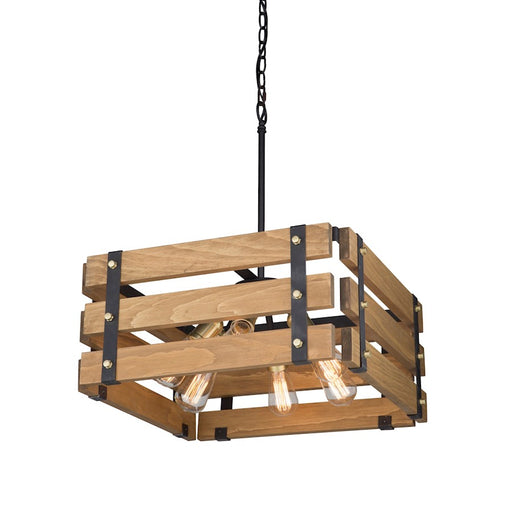 Artcraft Barnyard 6 Light 9" Chandelier