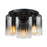 Artcraft Henley 3 Light 8" Flush Mount