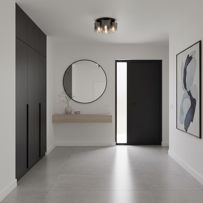 Artcraft Henley 3 Light 8" Flush Mount