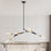 Artcraft Filiali Chandelier, Black & Harvest Brass