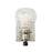 Artcraft Nelson 1 Light Wall Sconce, Black/Brushed Nickel/Clear