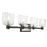 Artcraft Lyndon 4 Light Vanity Light, Black/Brushed Nickel/Clear