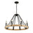 Artcraft Perris Chandelier, Black
