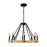 Artcraft Perris Chandelier, Black
