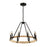 Artcraft Perris Chandelier, Black