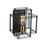 Artcraft Artisan 1 Light Sconce, Black/Brushed Brass