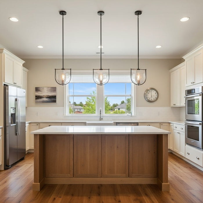 Artcraft Cheshire 1-Light Pendant, Black