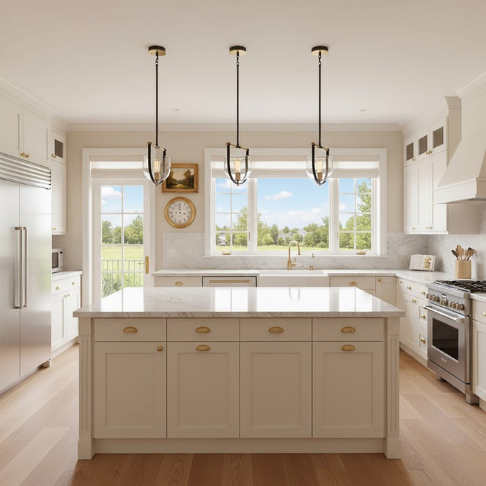 Artcraft Cheshire 1-Light Pendant, Black