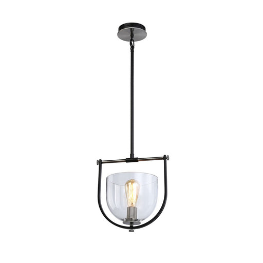 Artcraft Cheshire 1-Light Pendant, Black