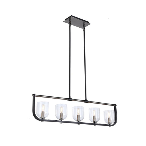 Artcraft Cheshire 5-Light Island Light, Black