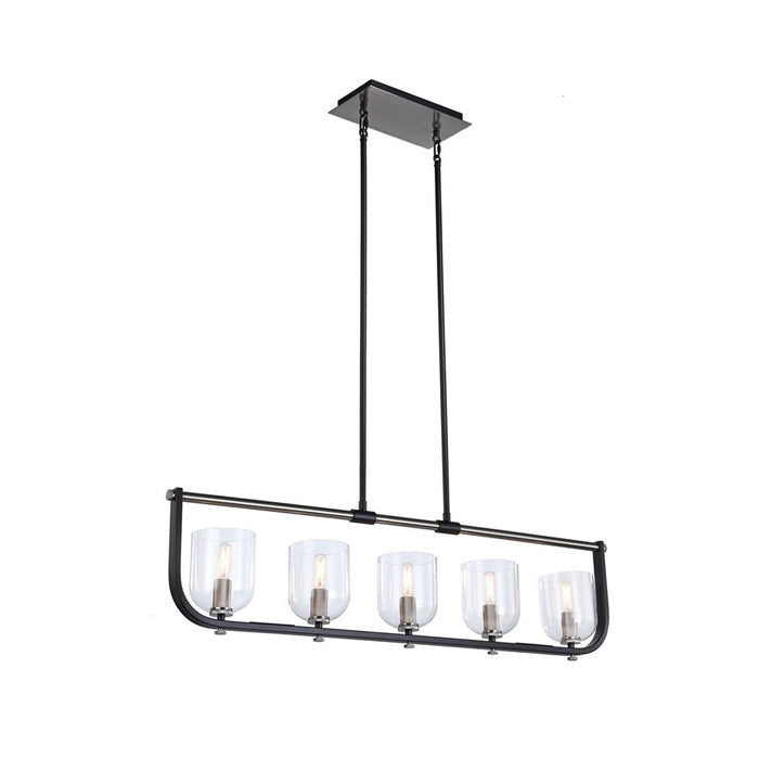 Artcraft Cheshire 5-Light Island Light, Black