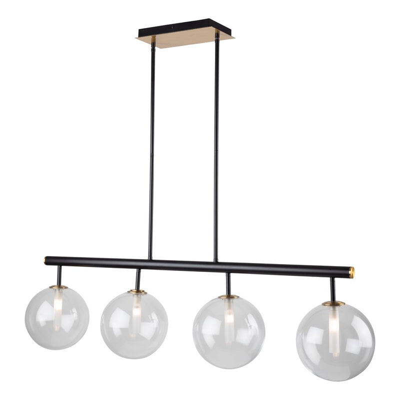 Artcraft Aurelia Island Light, Matte Black/Brass