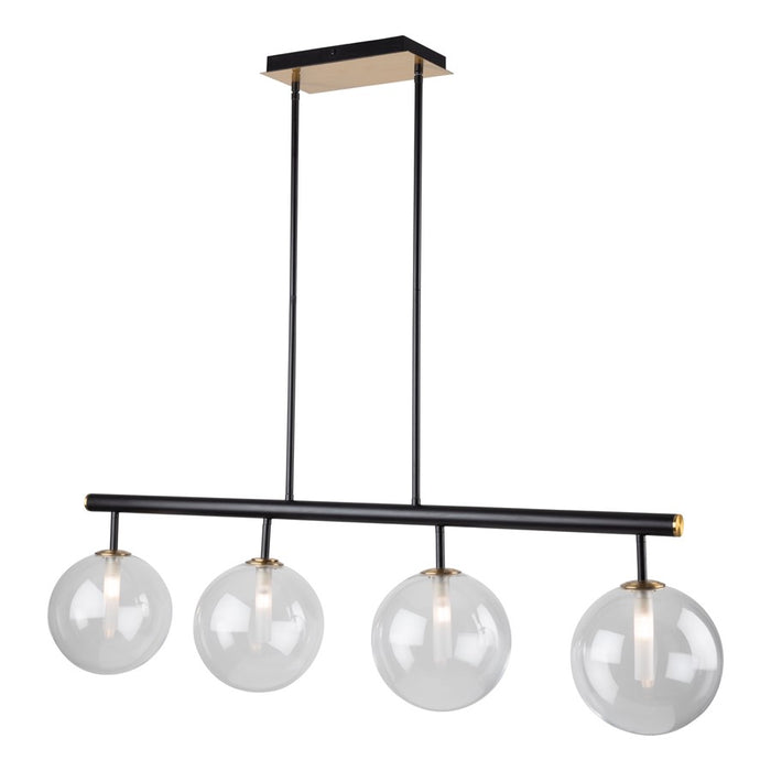 Artcraft Aurelia Island Light, Matte Black/Brass