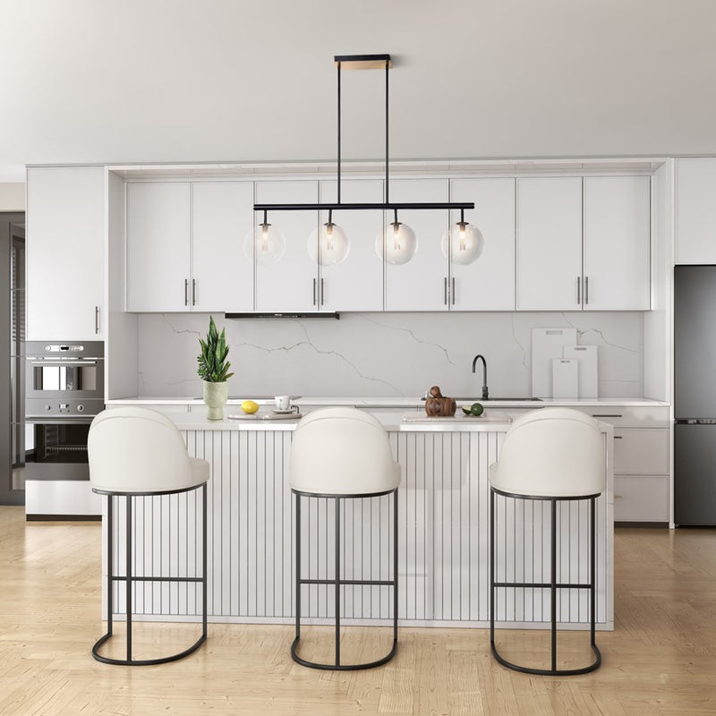 Artcraft Aurelia Island Light, Matte Black/Brass