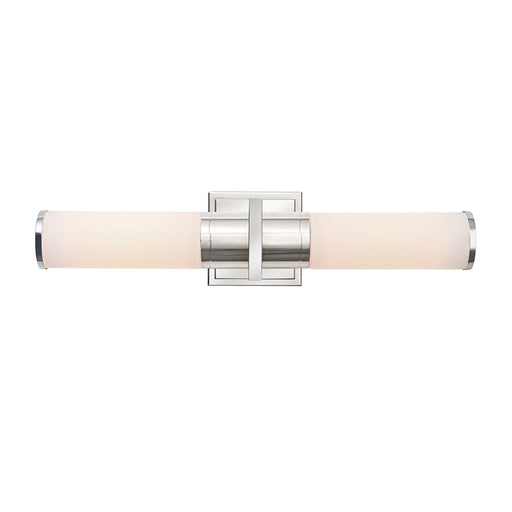 Artcraft Positano 2 Light 21" Bathroom Vanity, Polished Nickel/White