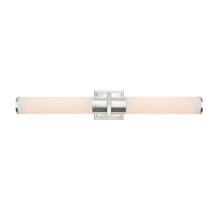 Artcraft Positano 2 Light 29" Bathroom Vanity, Polished Nickel/White