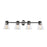 Artcraft Kanata 4-Light Vanity Light, Black