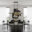 Artcraft Salinas 5-Light Island Light, Black And Brass