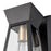 Artcraft Lucian 1 Light Wall Sconce, Black/Brushed Brass/Clear