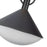 Artcraft Abruzzo 1 Light Pendant, Black/White