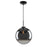 Artcraft Orsa 1 Light 14" Pendant, Ombre Black/Ombre - AC11901BK