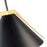 Artcraft Baltic 1 Light Pendant, Black/Black