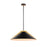 Artcraft Baltic 3 Light Pendant, Black/Black