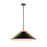 Artcraft Baltic 3 Light Pendant, Black/Black