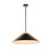 Artcraft Baltic 3 Light Pendant, Black/Black