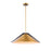 Artcraft Baltic 3 Light Pendant, Brass/Brushed Brass - AC11914BR