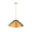 Artcraft Baltic 3 Light Pendant, Brass/Brushed Brass