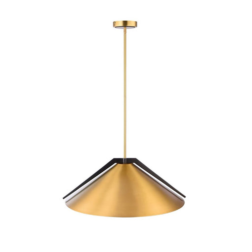 Artcraft Baltic 3 Light Pendant, Brass/Brushed Brass