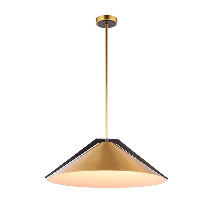 Artcraft Baltic 3 Light Pendant, Brass/Brushed Brass