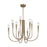 Artcraft Bronte 9 Light Chandelier, Brass/ - AC11929BR