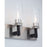 Artcraft Arlington 3 Light Bathroom Vanity, Satin Nickel/Clear