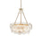 Artcraft Bloom 15 Light Chandelier, Brass/Clear