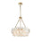 Artcraft Bloom 15 Light Chandelier, Brass/Clear