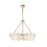 Artcraft Bloom 18 Light Chandelier, Brass/Clear